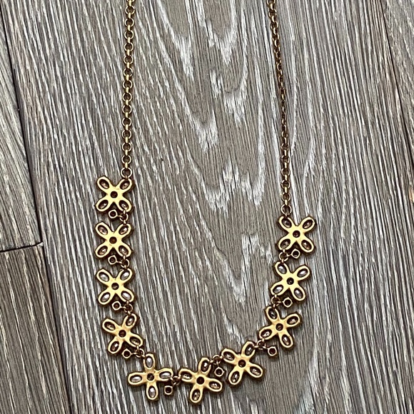 J. Crew Crystal Flower Necklace - Picture 12 of 13